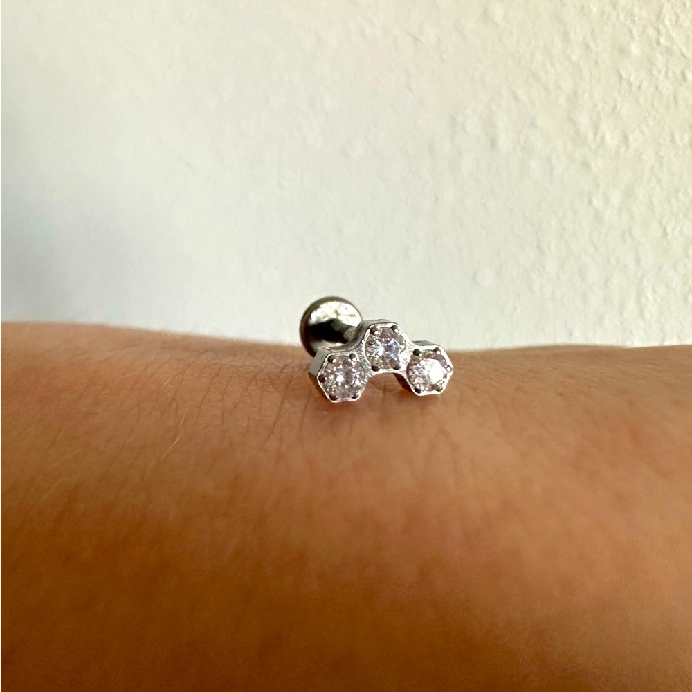 Titanium Cluster Stud (Flat Back) - image 1